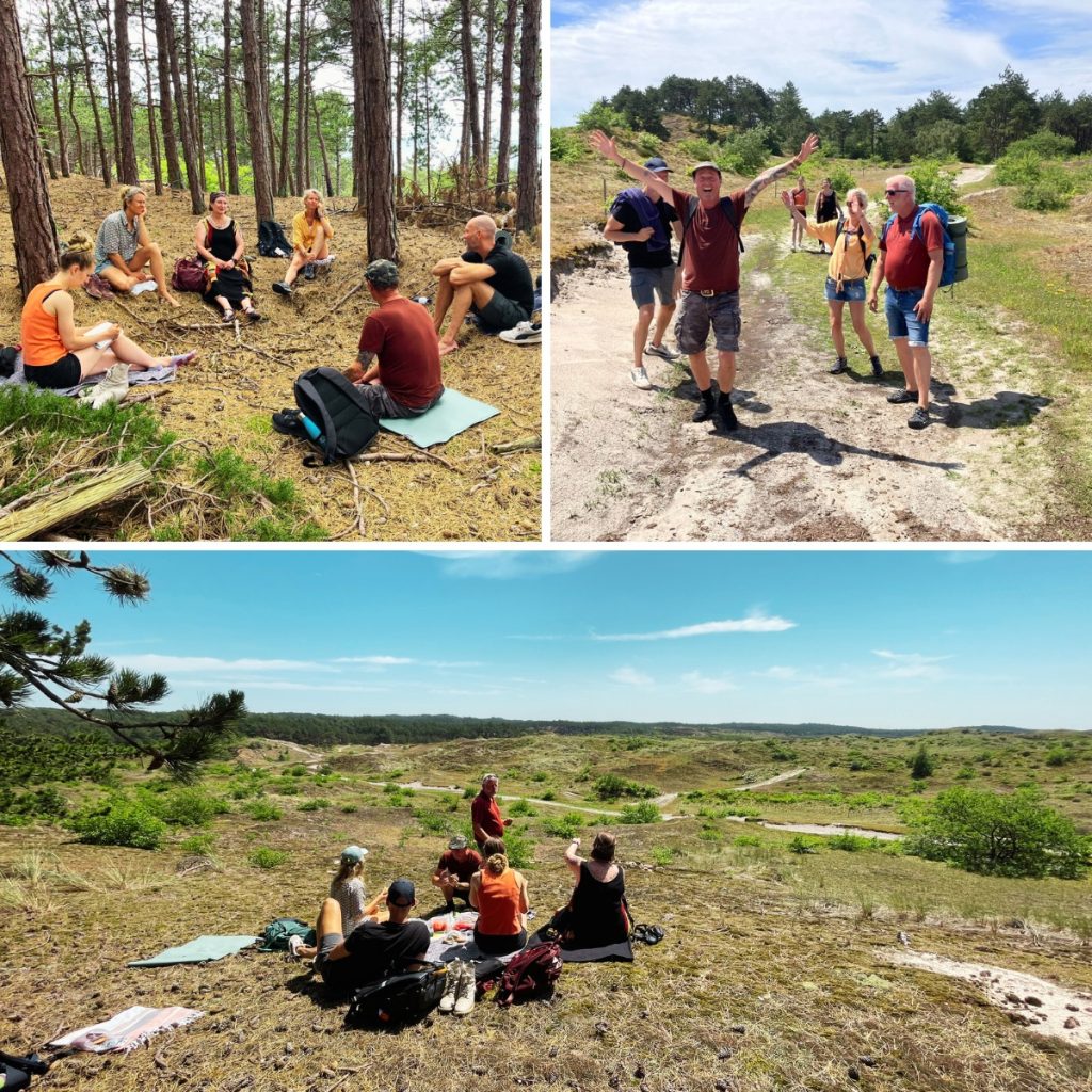 Perry groepscoaching in het bos